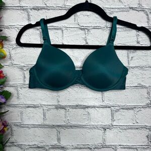 -💙2/$40💙NWOT PINK Emerald Green Wear Everywhere Lightly Lined Bra 32B